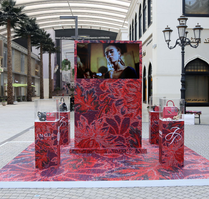 Countertop LED Display Stand